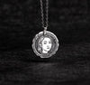 PERSONALIZED RELIEF SILVER PENDANT | NECKLACE STORES MEMORY