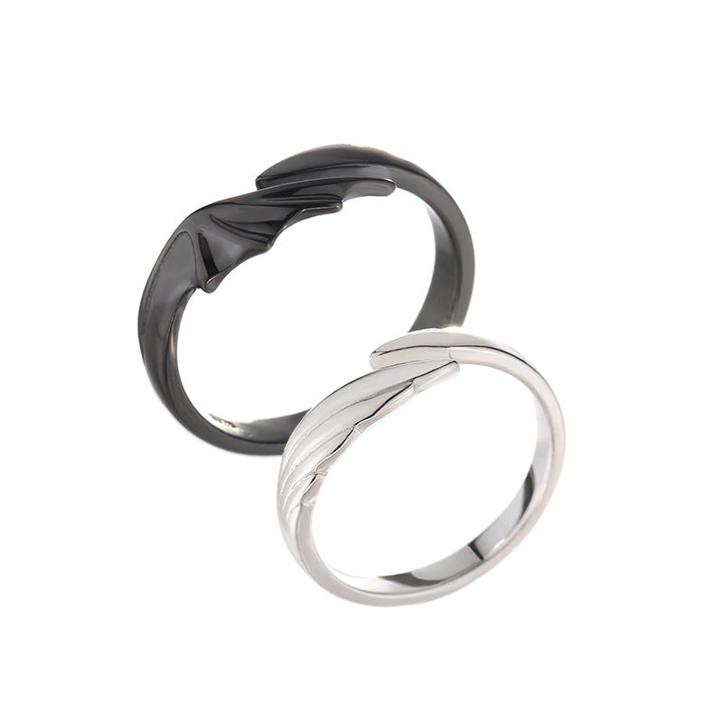 WINGS SILVER MATCHING RING