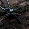 SKULL WOOKEN CROSS PENDANT