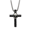 SKULL WOOKEN CROSS PENDANT